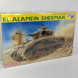 SEALED El Alamein Sherman Model Tank 1:35 Scale Dragon Smart Kit SEALED 6447 CN